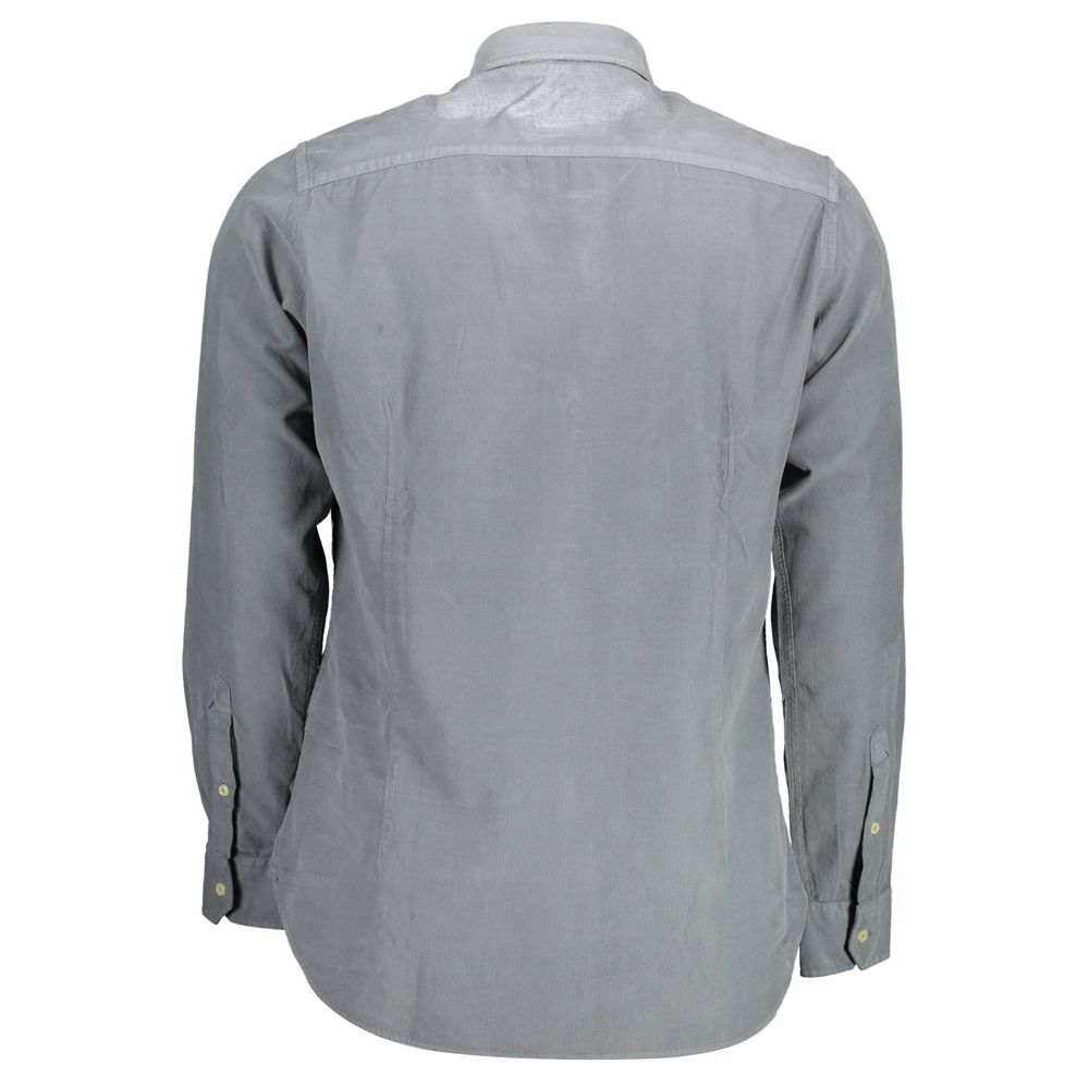 US POLO ASSN. Blue cotton shirt for men